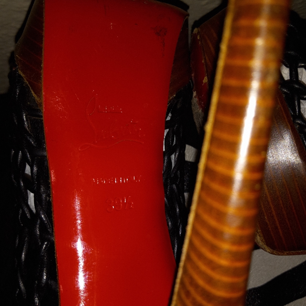 Christian Louboutin Net Platform Caged Booties - image 7